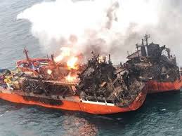 пожар в черном море